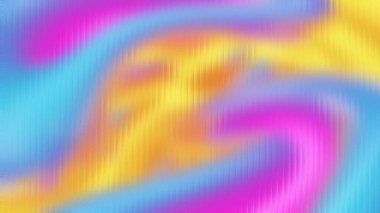 Dikey tırtıklı deseni olan kıvrımlı pastel renkler soyut bir arkaplan efekti oluşturur.