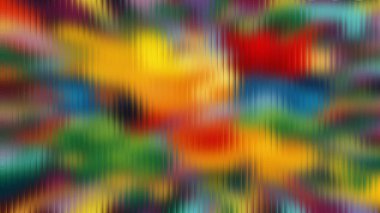 Canlı, soyut, bulanık, dikey, dikey çizgiler, organik şekiller, kırmızı sarı yeşil....