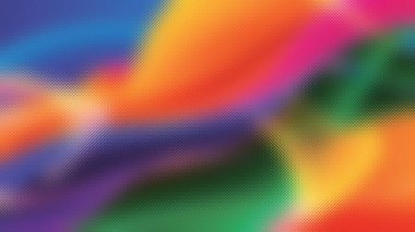 Şekerli cam dokusu ve bokeh ile canlı soyut gradyan, birden fazla renk içeriyor..