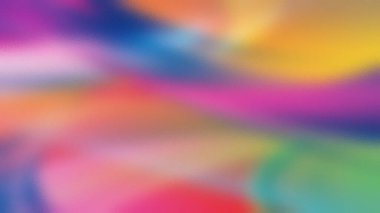 Yumuşak harmanlanmış canlı renkler ve buzlu cam dokusu dinamik bir soyut arkaplan oluşturur.