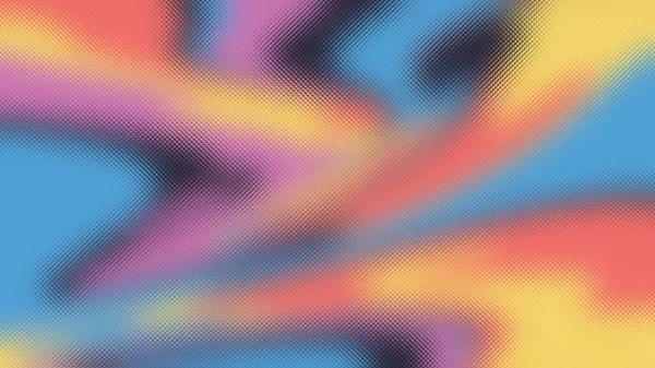 Mavi, pembe, sarı ve turuncu renklerin soyut karışımına sahip buzlu cam dokusu..