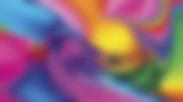 Pembe, mavi, mor, sarı ve yeşil renkli parlak soyut girdaplar içeren buzlu cam dokusu..