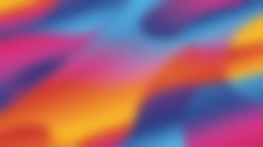 Mavi, pembe, turuncu ve sarı karışımlı parlak ve soyut bir arka plan..