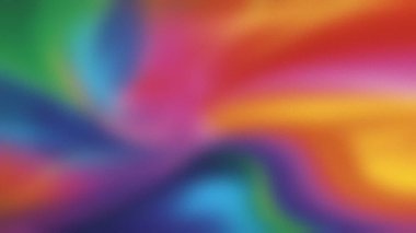Gökkuşağı spektrumunda parlak kıvrımlı soyut renklere sahip buzlu cam dokusu. Detayları açıkla....
