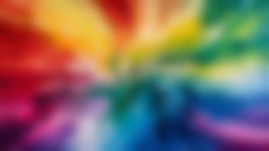 Canlı bir gökkuşağı rengi, soğuk, desenli bir görünüş ve yumuşak bir odak ile patladı. Ayrıntıları temizle...