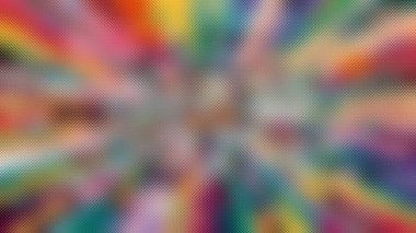 Canlı gökkuşağı renkleri bulanık ve buzlu cam dokusunda dağılmış. Detaylar ve titreşimler net....