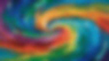 Buzlu cam dokusunda canlı gökkuşağı kıvrımlı desen. Ayrıntıları temizle ve canlı renkleri güçlendir...