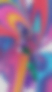 Bulanık soyut pembe, mavi, sarı ve mor kıvrımlı buzlu cam dokusu..