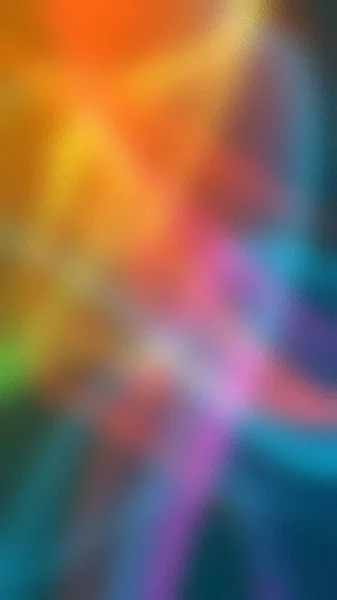 Turuncu, sarı, pembe, mavi ve yeşil renklerin karışımından oluşan soyut bulanık bir arkaplan.