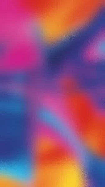 Işıl ışıl pembe turuncu ve mavi renkli soyut şekilli buzlu cam deseni..