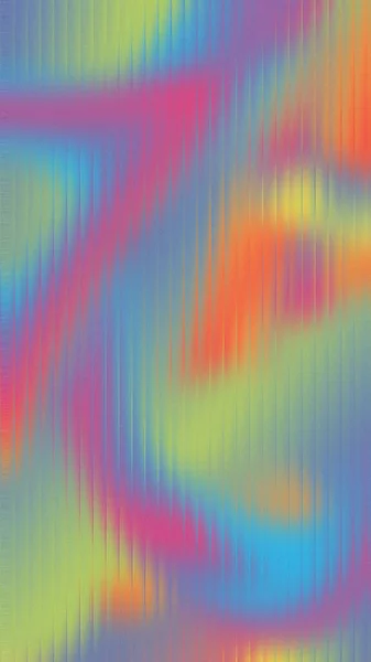 Canlı renklerin parlak soyut dalgaları yumuşak bir cam dokusuyla dikey kaburgalı cam dokusunda hareket eder...