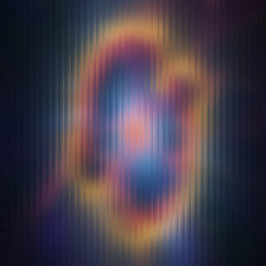 Derin renklere sahip dikey buzlu cam dokusunun arkasında koyu soyut bulanık renkli girdap var..