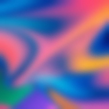 Akan bir desen içinde canlı ve soyut renklerin pürüzsüz karışımına sahip buzlu cam dokusu.