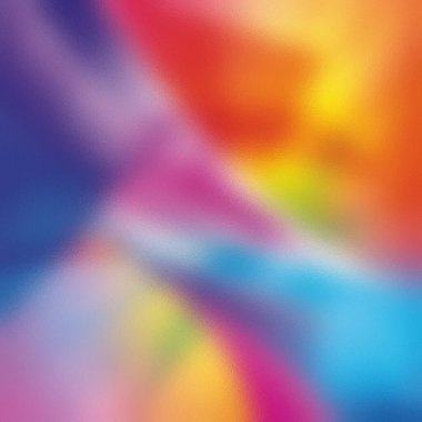 Mavi, kırmızı, turuncu ve sarı renkli renkli buzlu cam deseni.