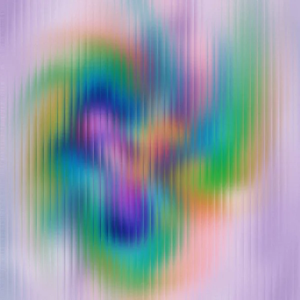 Yumuşak gökkuşağı renkleri kıvrılır ve dikey buzlu cam dokusunda karışır. Ayrıntıları temizle ve v...