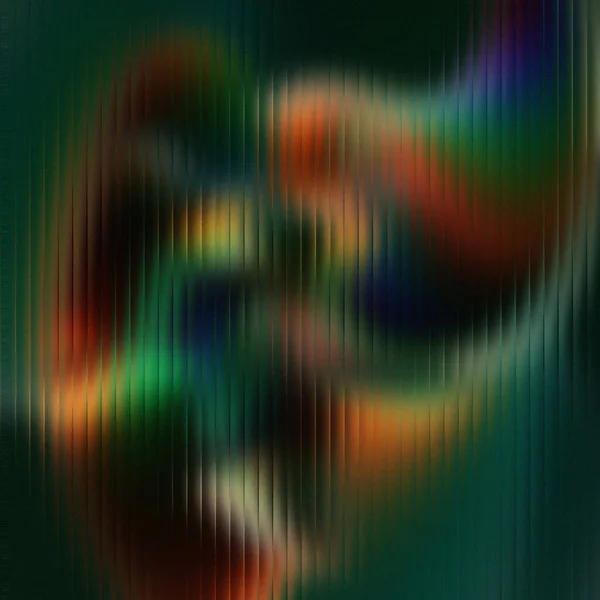 Bulanık renkli dikey çizgiler ve akışkan şekillerle koyu soyut arkaplan Açık detaylar ve v...