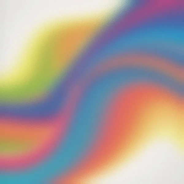 Beyaz arka planda gökkuşağı renklerinde çapraz çizgileri akan buzlu cam dokusu..