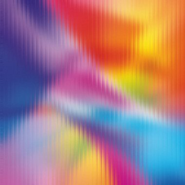 Donmuş cam dokusu ve dikey çizgileri olan soyut bulanık renkler. Net detaylar ve canlı...