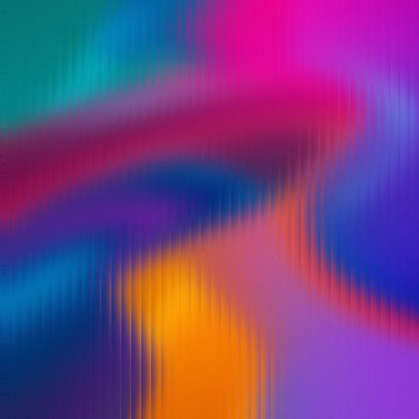 Canlı, bulanık soyut şekilleri ve dikey çizgileri olan buzlu cam dokusu. Ayrıntıları temizle ...