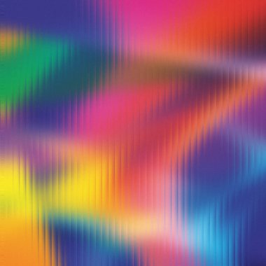 Yumuşak bulanık şekillere ve dikey çizgilere sahip canlı soyut gradyan dokulu bir arkaplan oluşturur.