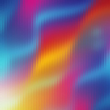 Dikey çizgi dokusuna sahip soyut renkli gradyan, pürüzsüz akıcı renkler, parlak ve canlı.