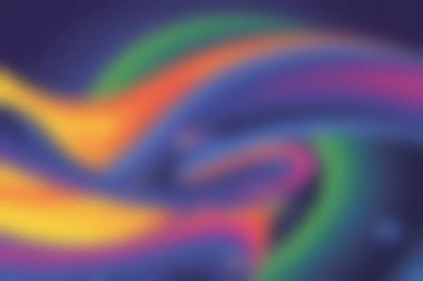 Soyut gökkuşağı, koyu mavi bir arka planda buzlu cam dokuya sahip girdaplar. Ayrıntıları temizle...