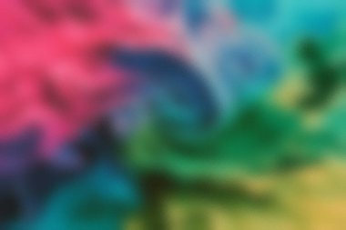 Donmuş cam dokusunda pembe, mavi ve yeşil renkli soyut renkli duman efekti.