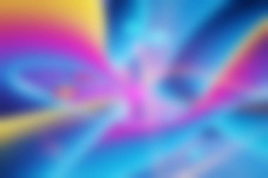 Neon ışıklı çizgilerin soyut kıvrımları ve parlak renklerde bulanıklıklar. Ayrıntıları temizle...