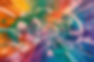 Bulanık sarı, yeşil, mor ve mavi turuncu renklerin girdap halinde soyut deseni. Detayları açıkla....