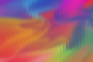 Renklerin canlı bir gradyanı ve dikey bir çizgi dokusuna sahip bulanık soyut bir arkaplan.