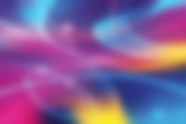 Mor, mavi ve sarı tonlarında buzlu cam desenli soyut bir arka plan..