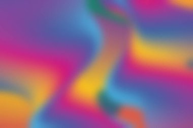 Mor, sarı ve mavi kıvrımlı girdaplı parlak ve soyut bir arkaplan. Ayrıntıları temizle ...