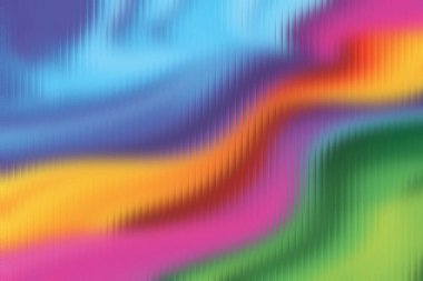 Mavi mor turuncu ve yeşil renkli girdap eğimli canlı soyut arkaplan.