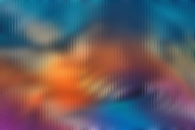 Donmuş cam zemin üzerinde mavi, turuncu ve mor soyut bir karışım. Ayrıntıları temizle ...