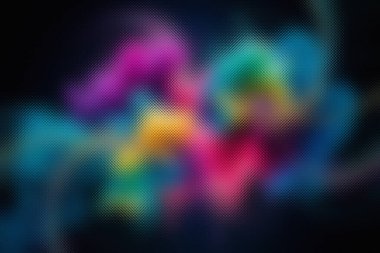 Koyu renkli cam dokusunda renkli girdaplar olan soyut bir arkaplan. Ayrıntıları ve titreşimi temizle...