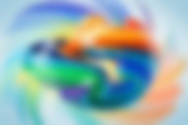 Mavi, yeşil, turuncu ve pembe soyut bulanık renkler. Ayrıntıları temizle...