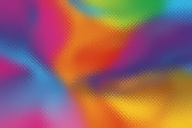 Donmuş cam dokuda soyut girdaplarda canlı gökkuşağı renkleri. Ayrıntıları ve canlı c 'yi temizle...