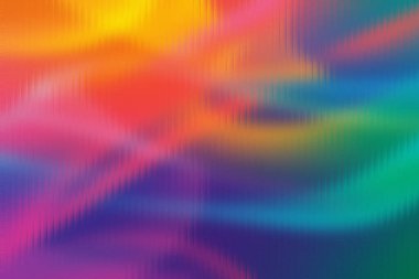 Gökkuşağı renkleri ve dikey çizgi dokusu olan canlı, bulanık bir soyut. Ayrıntıları ve vibr 'i temizle...