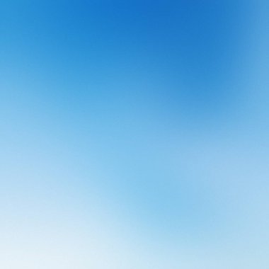 Alttan beyaza yumuşak bir mavi gökyüzü değişimi, temiz ve havadar bir zemin oluşturur..