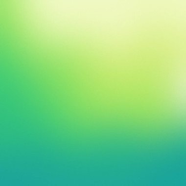 Parlak yeşilden maviye canlı bir değişim, tepesinde yumuşak sarı renkler var..