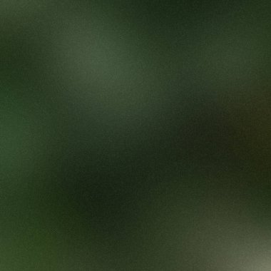 Koyu yeşil bir arka plan, ince bir tahıl dokusu, sessiz ve atmosferik bir his yaratıyor..