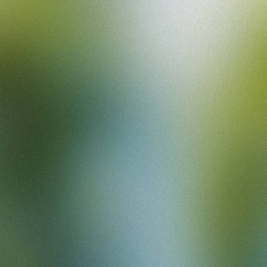 İnce bir tahıl dokusuyla yeşilden maviye geçiş yapan bir arkaplan..