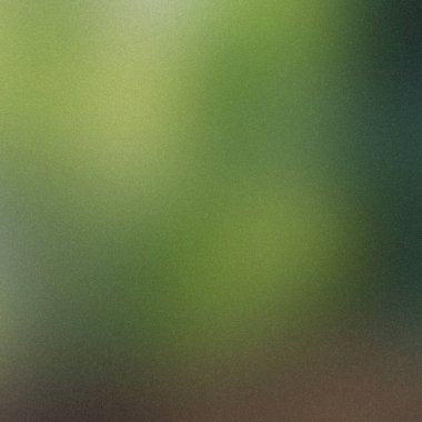 Yumuşak yeşil ve kahverengi gradyan ince bir tahıl dokusuyla dağınık bir atmosferik zemin oluşturur..