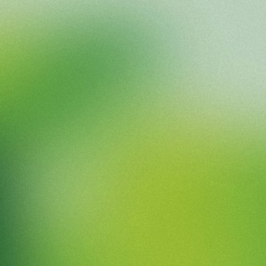 Yumuşak yeşil bir gradyan ve ince bir tahıl dokusu taze ve doğal bir arkaplan yaratır..