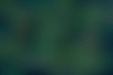 Koyu yeşil ve koyu renkli bulanık arkaplan ve ince taneli bir doku. Ayrıntıları ve titreşimi temizle...