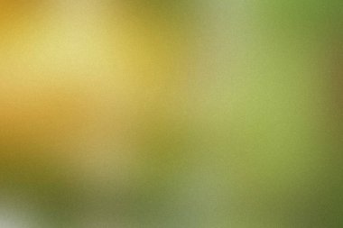 Bulanık desenli arka plan, altın sarısı ve yeşil eğimli ve hafif gürültülü..