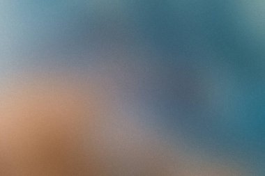 İnce bir tahıl dokusuna sahip, ılık turuncu tonlarla serin mavi renkleri harmanlayan bir gradyan..