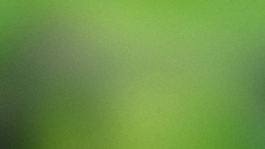 Bulanık yeşil bir arka plan, hafif bir gürültü ve kenarlarında koyu bir vignette etkisi..