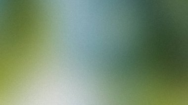 Sessiz eğimli bir arkaplan yumuşak yeşil ve mavi renkleri ince bir tahıl dokusu ile harmanlar.