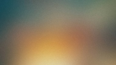 Deniz mavisi, turuncu ve sarı buğday desenli günbatımı gradyanı. Ayrıntıları ve canlı renkleri temizle...